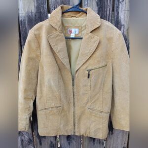 BERNARDO Suede WOMENS Jacket L